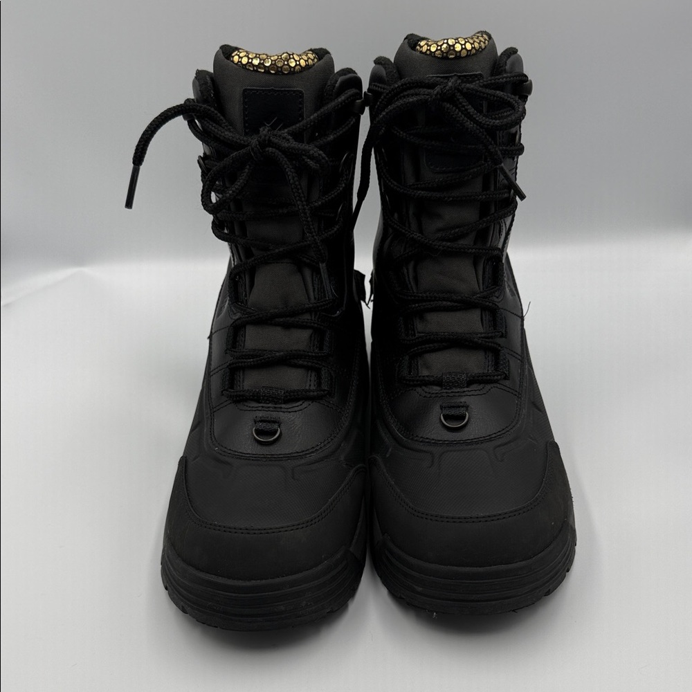 Columbia Black and Gold Men's Boots bugaboots Celsius plus.